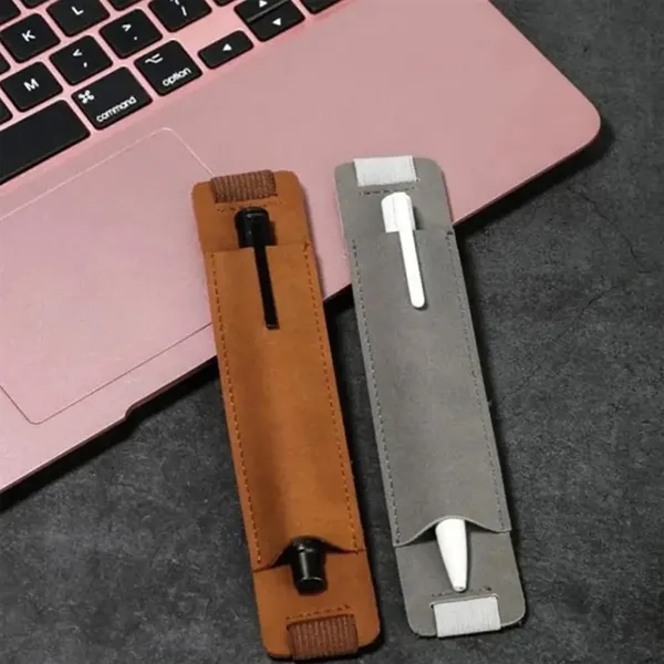 Elastic Pu Leather Pen Holder - Elastic Pu Leather Pen Holder - Image 2 of 7