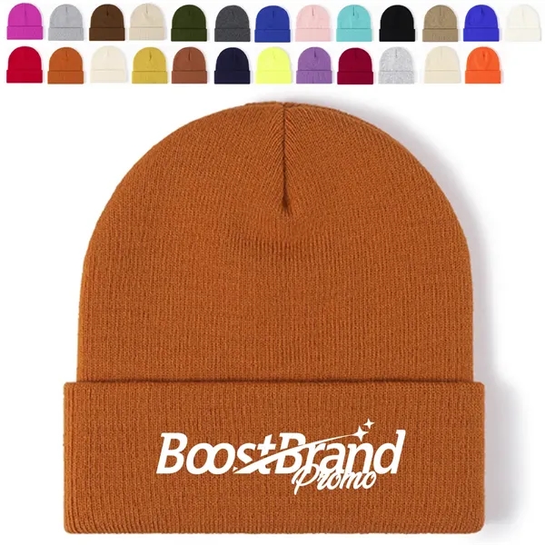 Classic Fold-Over Knit Beanie - Classic Fold-Over Knit Beanie - Image 0 of 5