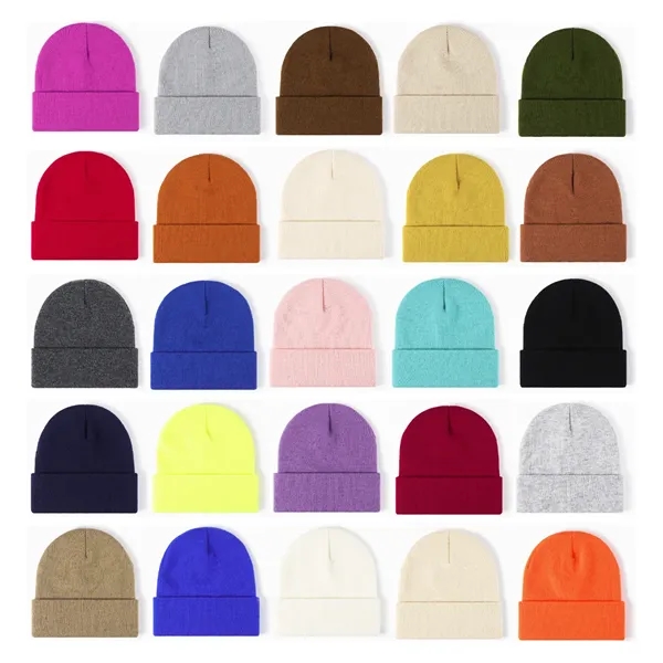 Classic Fold-Over Knit Beanie - Classic Fold-Over Knit Beanie - Image 2 of 5
