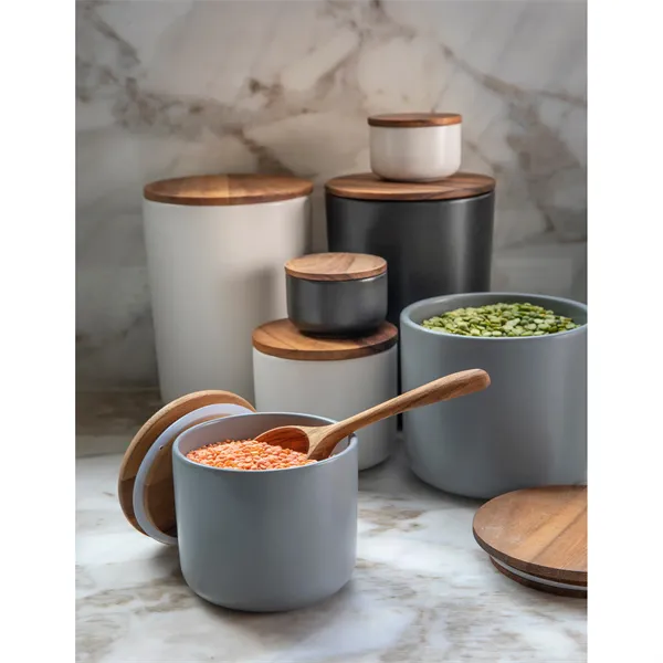 Be Home® Brampton Stoneware Container - Large - Be Home® Brampton Stoneware Container - Large - Image 3 of 6