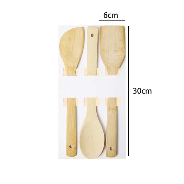 Bamboo Spatula spoon Cooking Utensil 3 in 1 Set - Bamboo Spatula spoon Cooking Utensil 3 in 1 Set - Image 1 of 5