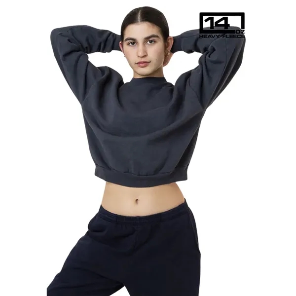 Cropped Mock Neck Pullover - Cropped Mock Neck Pullover - Image 2 of 6