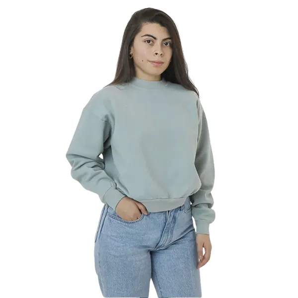 Cropped Mock Neck Pullover - Cropped Mock Neck Pullover - Image 4 of 6