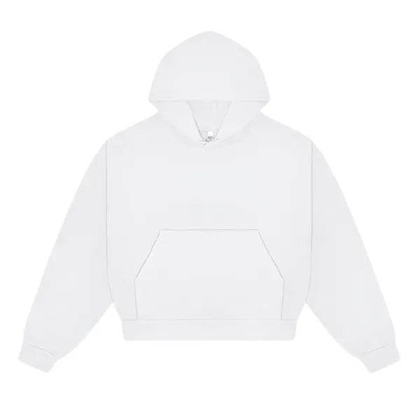 Heavy Fleece Cropped Hoodie - Heavy Fleece Cropped Hoodie - Image 3 of 3