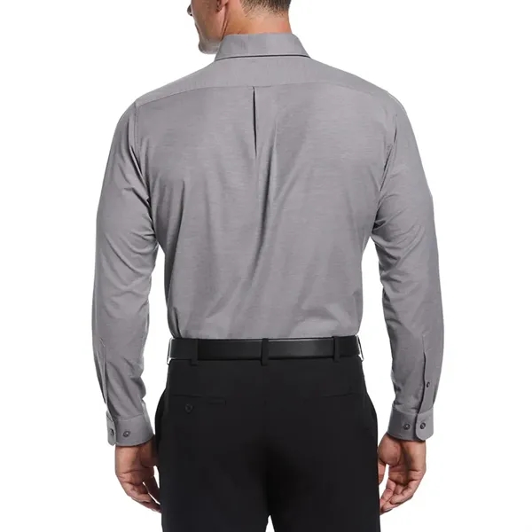 Perry Ellis Heathered Woven Shirt - Perry Ellis Heathered Woven Shirt - Image 12 of 12