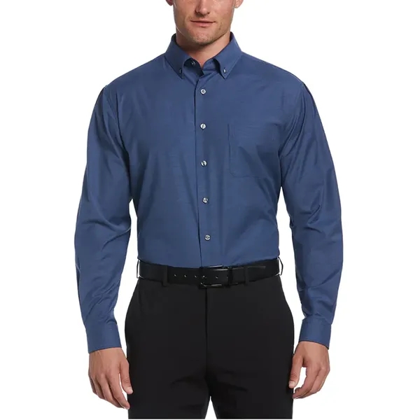 Perry Ellis Heathered Woven Shirt - Perry Ellis Heathered Woven Shirt - Image 5 of 12