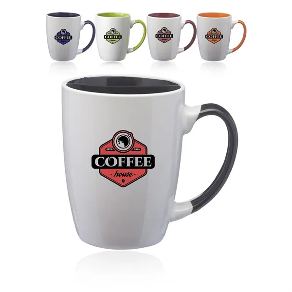 12 oz. Java Two-Tone Personalized Coffee Mug - 12 oz. Java Two-Tone Personalized Coffee Mug - Image 0 of 12