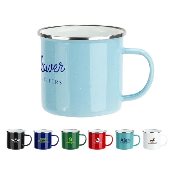 Foundry 16 oz Enamel-Lined Iron Coffee Mug - Foundry 16 oz Enamel-Lined Iron Coffee Mug - Image 0 of 7