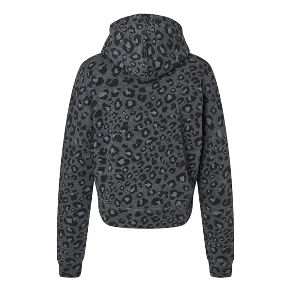 J. America Women's Crop Hooded Sweatshirt - J. America Women's Crop Hooded Sweatshirt - Image 2 of 14