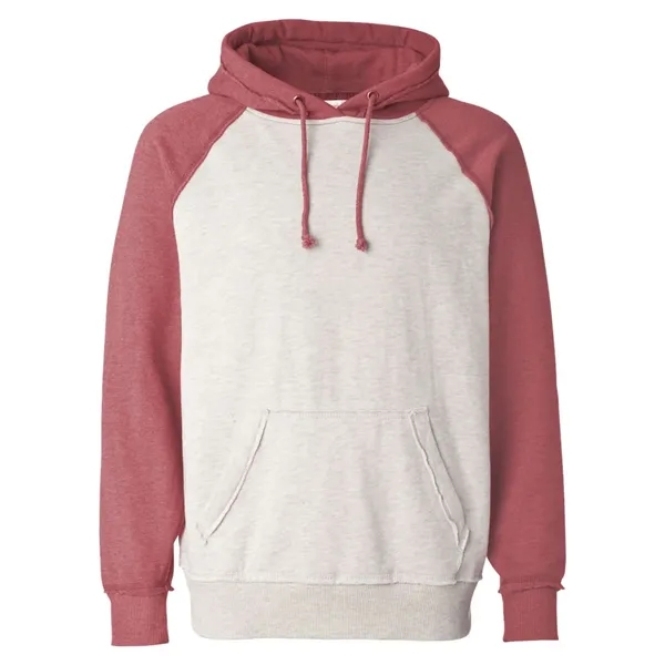 J. America Men's Vintage Heather Hooded Sweatshirt - J. America Men's Vintage Heather Hooded Sweatshirt - Image 3 of 18