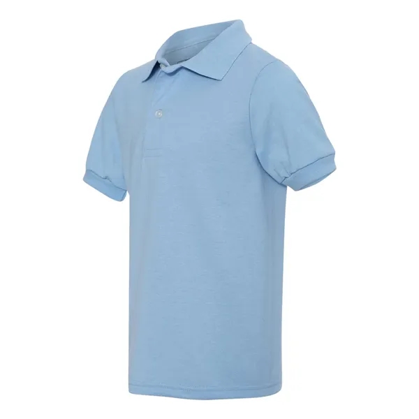 JERZEES SpotShield® Youth 50/50 Polo - JERZEES SpotShield® Youth 50/50 Polo - Image 1 of 5