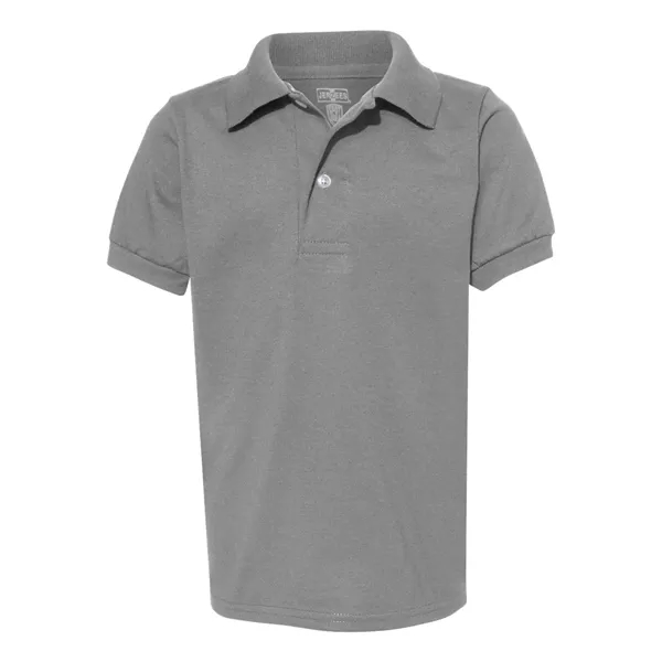 JERZEES SpotShield® Youth 50/50 Polo - JERZEES SpotShield® Youth 50/50 Polo - Image 3 of 5