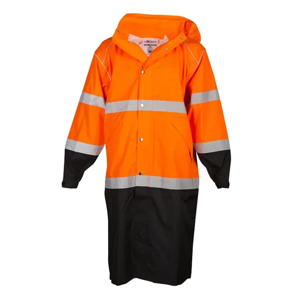 Kishigo Unisex Premium Brilliant Series® Long Rain Coat - Kishigo Unisex Premium Brilliant Series® Long Rain Coat - Image 0 of 6