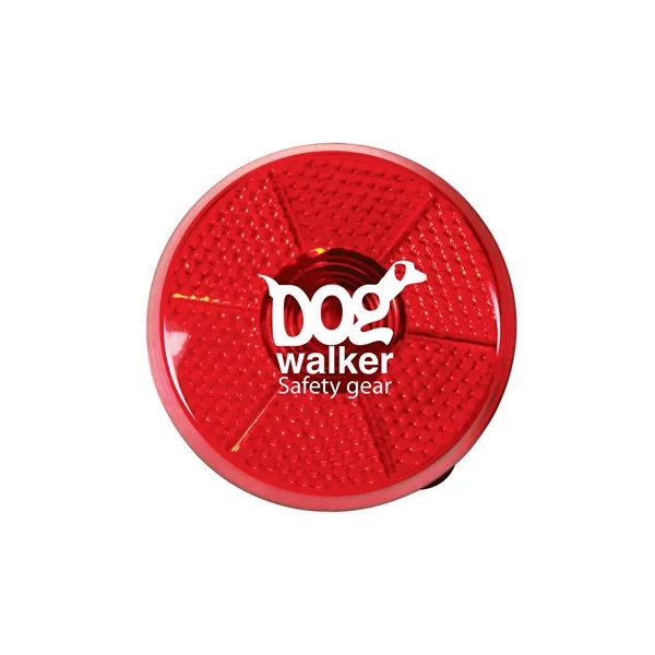 Round Flashing Clip On Safety Button - Round Flashing Clip On Safety Button - Image 0 of 5