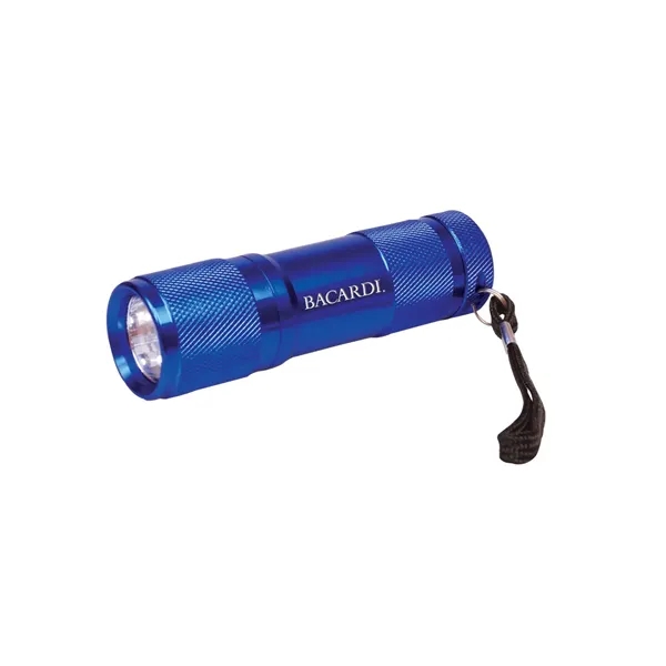9 LED Metal Flashlight - 9 LED Metal Flashlight - Image 4 of 7