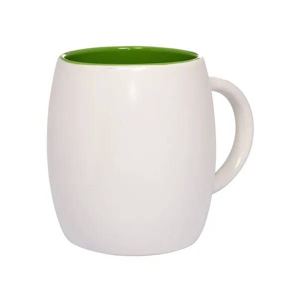 14 oz Morning Show Ceramic Barrel Mug - 14 oz Morning Show Ceramic Barrel Mug - Image 1 of 3