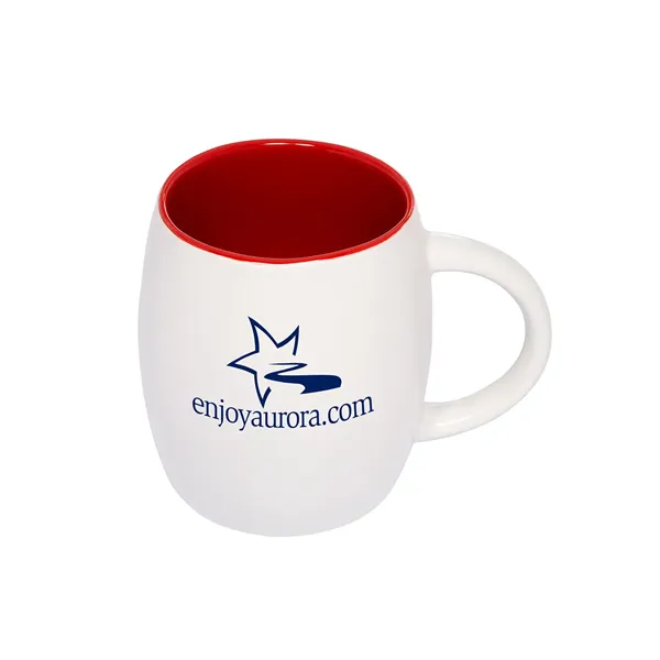 14 oz Morning Show Ceramic Barrel Mug - 14 oz Morning Show Ceramic Barrel Mug - Image 2 of 3