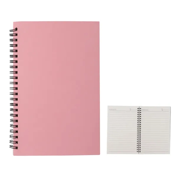 A5 Lined Journal Spiral Notebook W/ 100  Pages - A5 Lined Journal Spiral Notebook W/ 100  Pages - Image 2 of 2