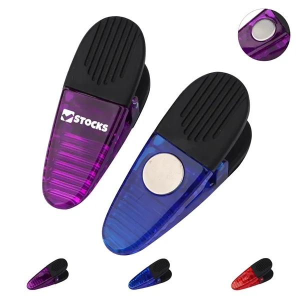 Plastic Magnet Chip Clips & Bag  For Food Packages - Plastic Magnet Chip Clips & Bag  For Food Packages - Image 0 of 2