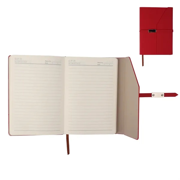 A5 Hardcover Notebook W/ Magnetic Closure 200 Lined Pages