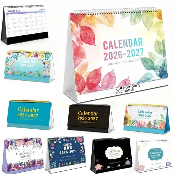 2026 Portable Desk Calendar - 2026 Portable Desk Calendar - Image 0 of 7