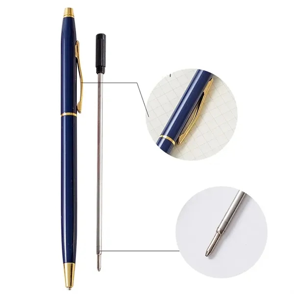 Copper Metal Deluxe Ballpoint Pen - Copper Metal Deluxe Ballpoint Pen - Image 2 of 2