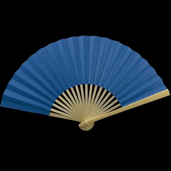 Folding Paper Hand Bamboo Fans for Wedding and Party Favors - Folding Paper Hand Bamboo Fans for Wedding and Party Favors - Image 1 of 4