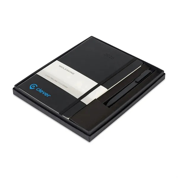 Moleskine® Hard Cover Large 2026 Planner and GO Pen Gift Set - Moleskine® Hard Cover Large 2026 Planner and GO Pen Gift Set - Image 0 of 2