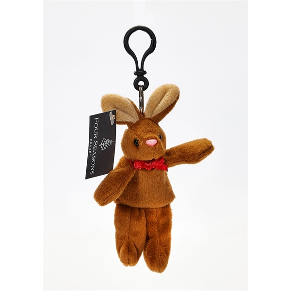 Brown Bunny Zipper Pull