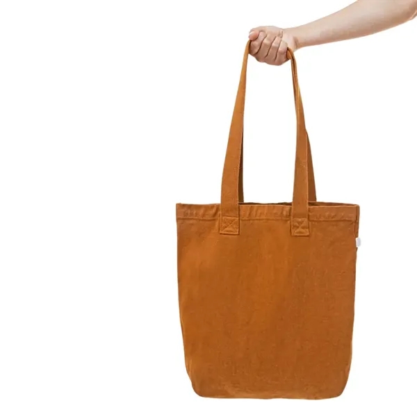 Natural Bull Denim Tote Bag - Natural Bull Denim Tote Bag - Image 3 of 12