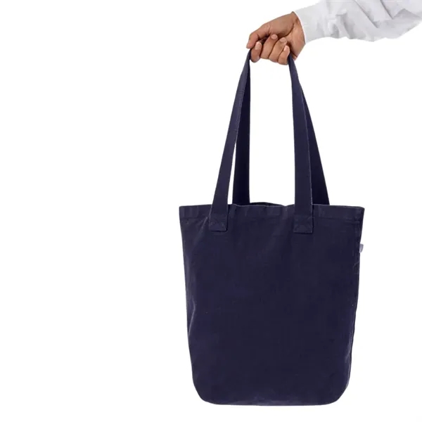 Natural Bull Denim Tote Bag - Natural Bull Denim Tote Bag - Image 6 of 12