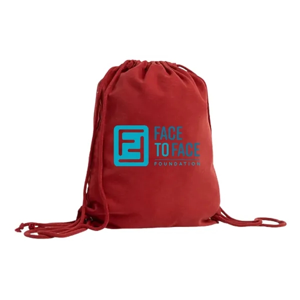 Bull Denim Drawstring Bag - Bull Denim Drawstring Bag - Image 0 of 7