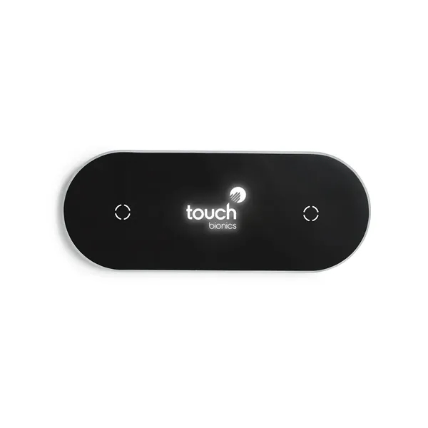 Light-Up-Your-Logo Duo Wireless Charging Pads - Light-Up-Your-Logo Duo Wireless Charging Pads - Image 0 of 1