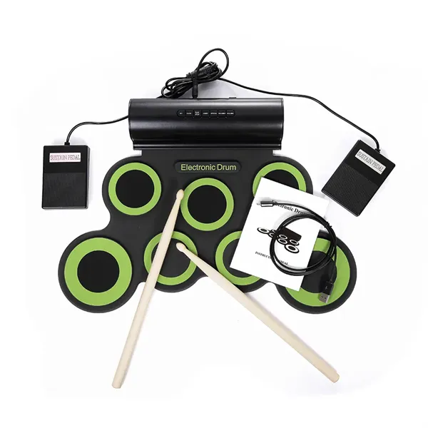 7 Pads Hand Roll Drum - 7 Pads Hand Roll Drum - Image 0 of 2