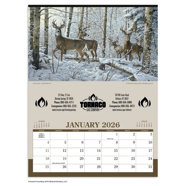 Triumph® Calendars Wildlife Art Calendar - Triumph® Calendars Wildlife Art Calendar - Image 5 of 20