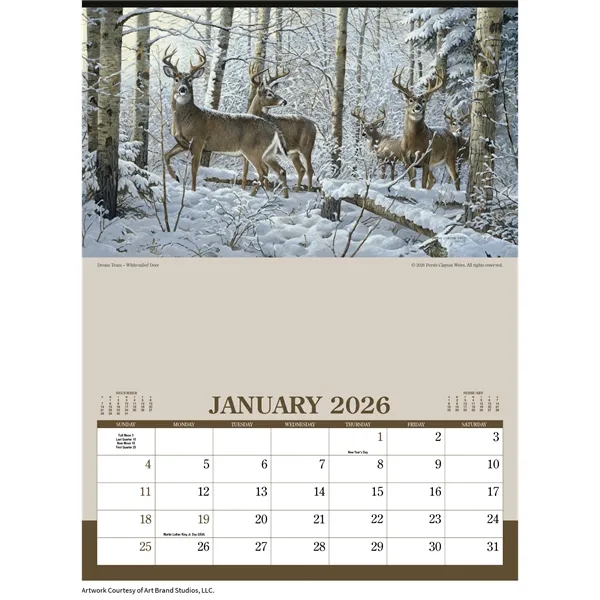Triumph® Calendars Wildlife Art Calendar - Triumph® Calendars Wildlife Art Calendar - Image 6 of 20