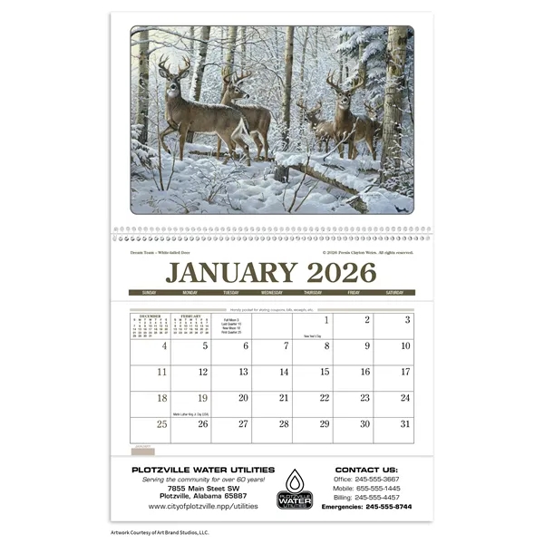Triumph® Calendars Wildlife Art Pocket Calendar - Triumph® Calendars Wildlife Art Pocket Calendar - Image 16 of 30