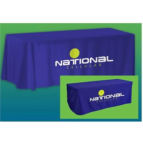 8 to 6 fitted Convertible Non-Fitted Table Cover FRONT PRT - 8 to 6 fitted Convertible Non-Fitted Table Cover FRONT PRT - Image 0 of 16