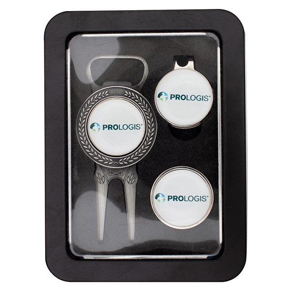 Golf Gift Set with Bottle Opener Divot Tool - Golf Gift Set with Bottle Opener Divot Tool - Image 1 of 4