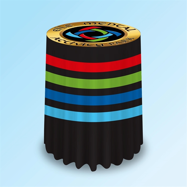 Tablecover, Full Digital, 30" Diameter, 42.5" tall - Tablecover, Full Digital, 30" Diameter, 42.5" tall - Image 0 of 0