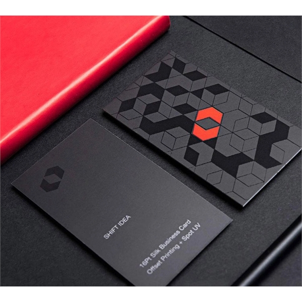 16Pt Silk Business Card - 16Pt Silk Business Card - Image 1 of 2