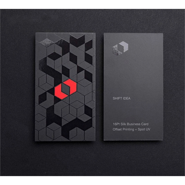 16Pt Silk Business Card - 16Pt Silk Business Card - Image 2 of 2