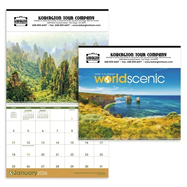 Triumph® Calendars World Scenic Calendar - Triumph® Calendars World Scenic Calendar - Image 9 of 30