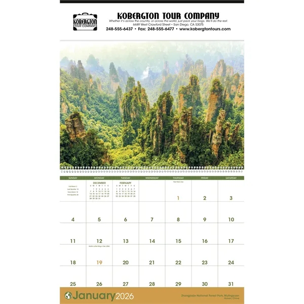 Triumph® Calendars World Scenic Calendar - Triumph® Calendars World Scenic Calendar - Image 15 of 30