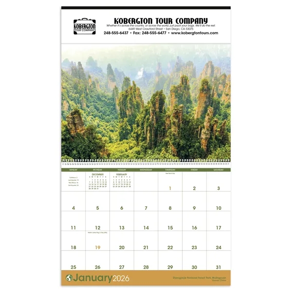 Triumph® Calendars World Scenic Calendar - Triumph® Calendars World Scenic Calendar - Image 16 of 30
