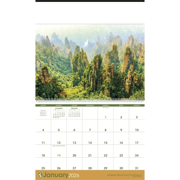 Triumph® Calendars World Scenic Calendar - Triumph® Calendars World Scenic Calendar - Image 17 of 30