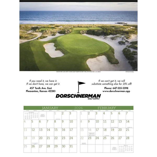 Triumph® Calendars Executive Golf Calendar - Triumph® Calendars Executive Golf Calendar - Image 5 of 14