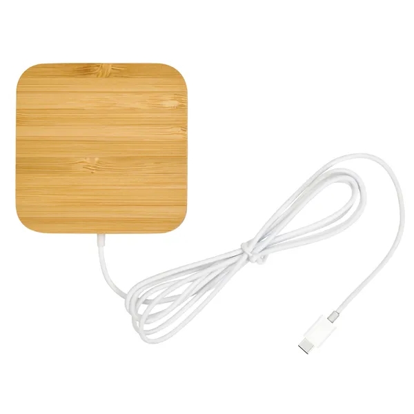 Good Value™ Bamboo Magnet-Hold 15W Wireless Charger - Good Value™ Bamboo Magnet-Hold 15W Wireless Charger - Image 5 of 8