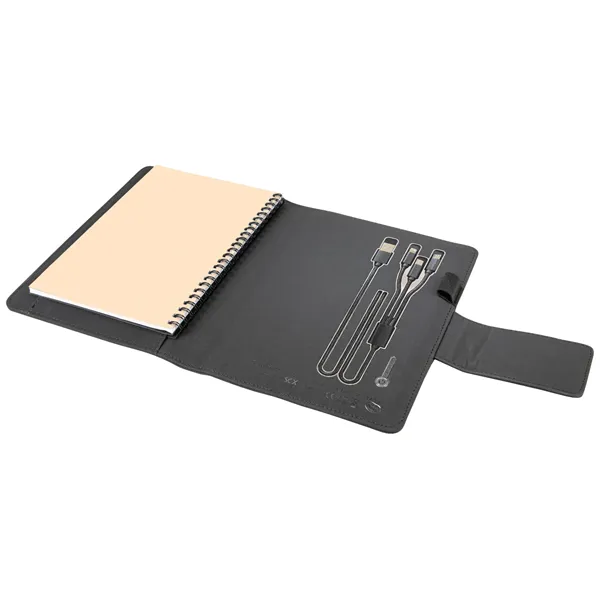 SCX Innovative Design™ Notebook A5 with Power Bank 4000 mAh - SCX Innovative Design™ Notebook A5 with Power Bank 4000 mAh - Image 8 of 10