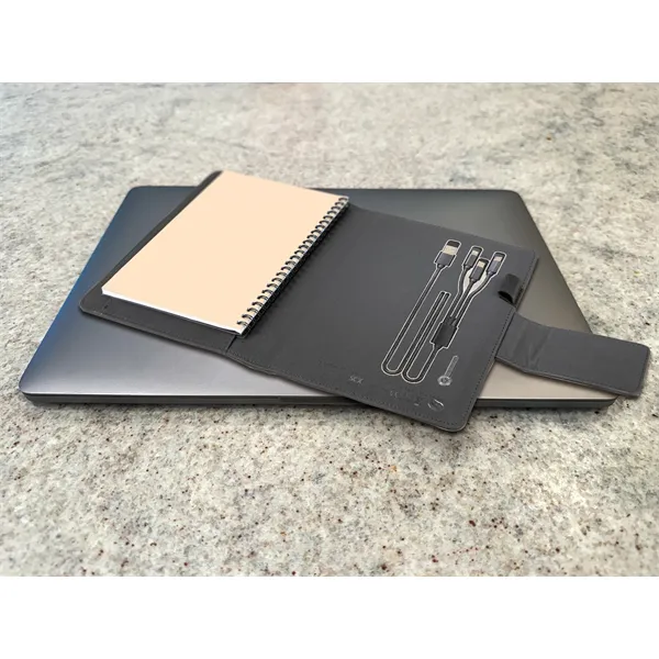 SCX Innovative Design™ Notebook A5 with Power Bank 4000 mAh - SCX Innovative Design™ Notebook A5 with Power Bank 4000 mAh - Image 9 of 10